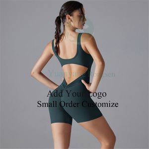 Mono Deportivo <span class=keywords><strong>Muy</strong></span> Elástico para Mujer, Ropa de Gimnasio, Yoga, Traje Deportivo con Tirantes - Product Image 2