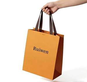 Wholesale Custom Printed Brand Logo Design Promotion Luxury <b>Clothing</b> Retail Gift Shopping Jewellery Paper <b>Bag</b> With Handle - Product Image 3