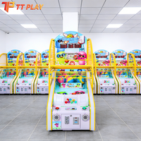 Machine de jeu d'arcade de basket-ball pour enfants en métal et plastique de qualité commerciale, structure stable, utilisation facile, 2 joueurs, WiFi, anglais, CE