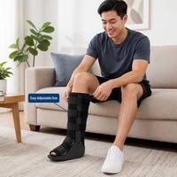 Vente en gros de bottes orthopédiques médicales confortables pour la marche, avec soutien de la cheville et du pied, et attelle de fixation pour fracture de la cheville