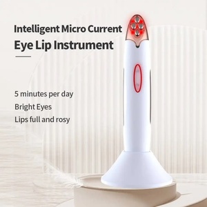 <b>Micro</b> Current Anti-Wrinkle Electric Eye Massage <b>Machine</b> High Frequency Eye Massager With Heat Compression - Product Image 2
