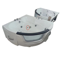 Offre Spéciale petit coin Jakuzzi baignoire douche baignoire 2 adultes Massage baignoire jets d'eau hydrothérapie tourbillons baignoire