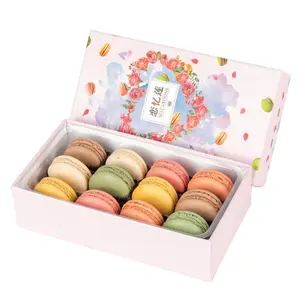 BoIte Macarons Cajas Para Galletas กล่องกระดาษ,บรรจุภัณฑ์ฝรั่งเศสมาการองเกรดอาหาร