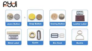 Cạnh Mắt Retro Kim Loại Nút 2-Lỗ Kẽm Hợp Kim Với Mạ Bền Có Thể Giặt Nút Quần Áo - Product Image 4