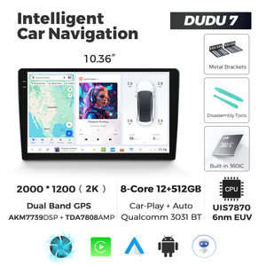 Mekede phổ dudu6 dudu7 phiên bản tùy chỉnh xe đài phát thanh DVD plyer hỗ trợ 4G LTE khe cắm thẻ nhớ ngoài + 5G Wifi - Product Image 3