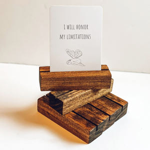 Doğrulama kartı töreni seti teklif kartları standı sunak standı manevi çakra kartı - Product Image 6