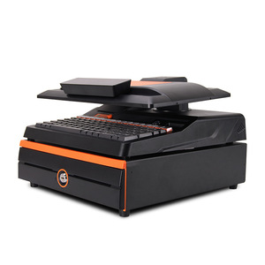 Barcoder Reader và máy in 13.<span class=keywords><strong>3</strong></span>/15.6 inch màn hình cảm ứng tất cả trong một POS thu ngân đăng ký cho nhà hàng và siêu thị - Product Image 5