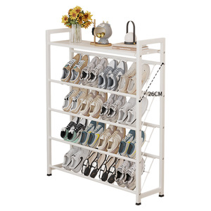 ชั้นวางรองเท้าหลายชั้น 5 ชั้น ประหยัดพื้นที่ สำหรับทางเข้าบ้าน ห้องนอน - Product Image 5
