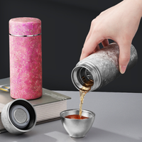 Gourde isotherme anti-fuite de 200 ml en titane pur avec filtre à thé pour le sport