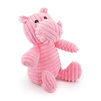 Jouet pour animaux de compagnie en peluche douce et amusante, nouveau design, fabrication sur mesure, vente en gros, jouet qui couine, jouets pour chiens qui couinent, logo personnalisé, vache en velours côtelé, CPC
