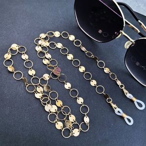 Chaîne de lunettes et accessoire de cou en cercle de sequins super brillant, fait main, combinaison raffinée, tendance et populaire - Product Image 3