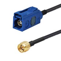 Câble d'extension coaxial bleu C mâle à femelle Fakra 15m pour automobile à utiliser avec des caméras