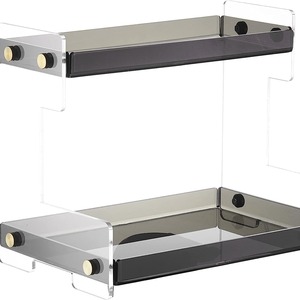 Hiện Đại Máy Tính Để Bàn Acrylic Lưu Trữ Giá Nước Hoa Hiển Thị Kệ Đứng Trang Điểm Tổ Chức Mỹ Phẩm Lưu Trữ Chủ Cho Trang Trí Nội Thất - Product Image 4