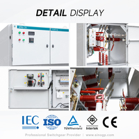 Panel RMU SM6 24kV 12kV Tipe Uji ASTA AIS Unit Pemutus Beban Tegangan Menengah Berisolasi Udara (Ring Main Unit)