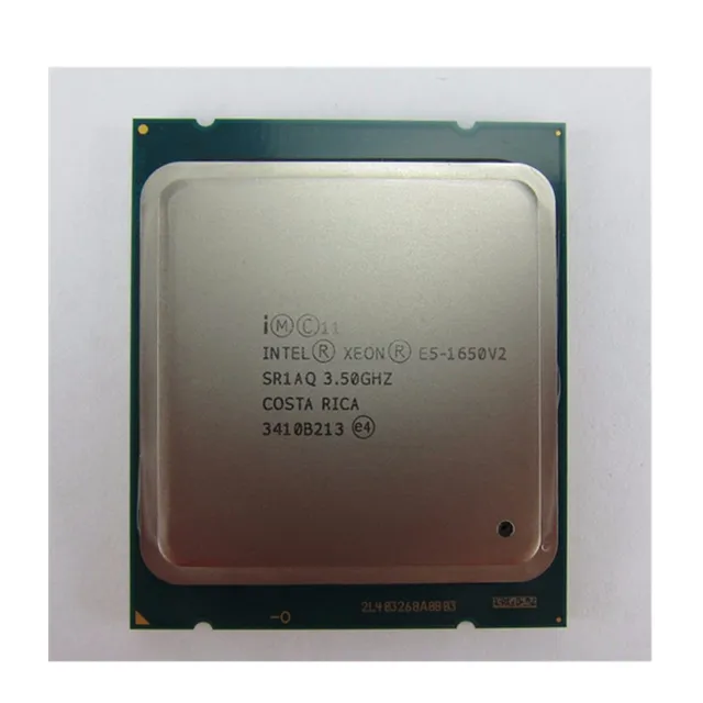 Processador de servidor intel xeon E5-1650 v2, processador de alta velocidade 3.50 ghz 6c/12t/12 mb