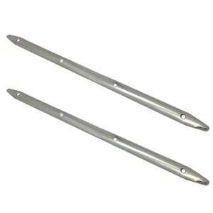 Stainless Steel 316 Mirror Polished Marine Rub Rail Strake 457x19mm Deck Railing Fitting <b>Yacht</b> Boat Hardware Accessories Stainle - Product Image 2