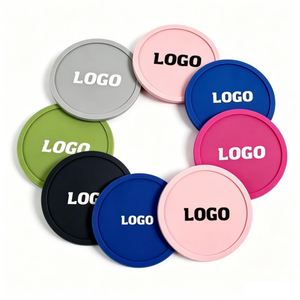Sous-verres en silicone durables pour la maison, la cuisine, le café, les événements professionnels, les cadeaux promotionnels, sous-verres personnalisés pour les boissons - Product Image 1
