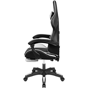 Chaise de jeu promotionnelle en gros, chaise PC ergonomique avec inclinaison à 135 degrés et roulettes en PU <span class=keywords><strong>pour</strong></span> cybercafé - Product Image 3