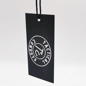 Etiquetas colgantes de tela de lujo con impresión de nuevo diseño, etiquetas de papel colgantes, etiquetas personalizadas para ropa - Product Image 2