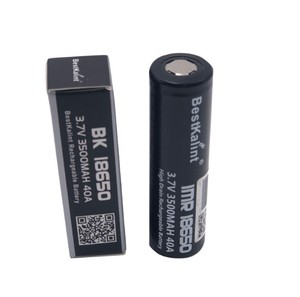 Batterie Bestkalint 3500mAh 40A 3.7V IMR 18650 à décharge élevée, sommet plat, lithium pour ordinateur portable et jeux, en stock ! - Product Image 2