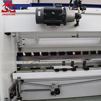 Presse plieuse à barre de torsion entièrement automatique JINDAJIN WC67K 250T 4000mm certifiée CE, robuste, pour le pliage de l'aluminium CNC