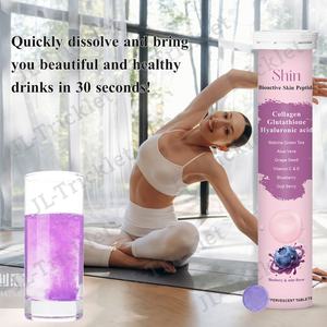 Julong <span class=keywords><strong>OEM</strong></span> günlük kollajen efervesan tabletler kollajen l-glutatyon hyaluronik asit 20 efervesan Tablet ile - Product Image 4