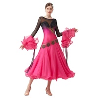 Robe de danse de salon standard internationale personnalisée B-23164, nouvelle, de haute qualité, en soie perlée, robes de danse de salon à vendre