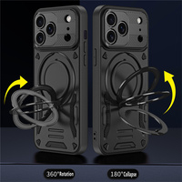 Étui de protection pour téléphone avec support de caméra 360° 2 en 1 pour Oppo Reno15 F/Reno15 Pro/Reno15/A6x/A6 Pro
