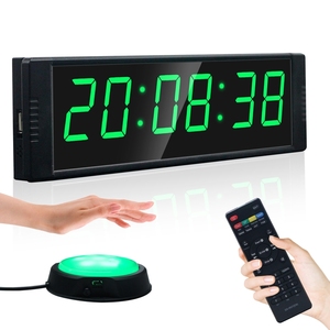 Minuteur numérique LED multifonction YIZHI facile à utiliser avec <span class=keywords><strong>chronomètre</strong></span>, compte à rebours et mode d'entraînement par intervalles avec bouton poussoir - Product Image 1