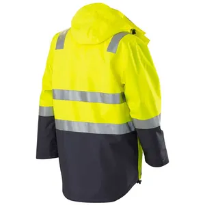 Защитная легкая водонепроницаемая куртка BOWINS Hi Vis с полностью герметичными швами