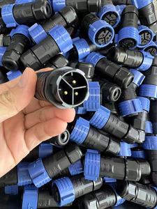 M16 tự khóa không thấm nước <span class=keywords><strong>IP67</strong></span> Nylon Led kết nối 3pin 4pin 5pin 6pin phích cắm cho ô tô chiếu sáng đường phố hàng không đồng - Product Image 3