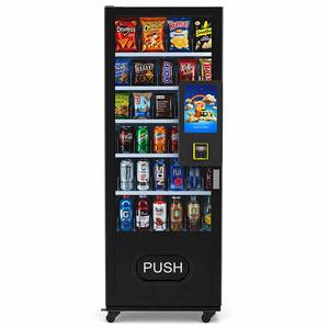 Expendedora Snack Vending Machines Cold Drink 6 Adjustable Spring Trays Cashless NFC CE for Retail Large Capacity Holds up to 20 - Product Image 1