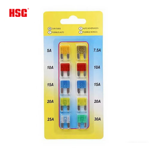 Fusibles automobiles standard, <span class=keywords><strong>mini</strong></span>-fusibles <span class=keywords><strong>2A</strong></span>, fusibles à lame ATC ATO, 40 AMP, fusibles automobiles 10A 15A 20A 25A 30A - Product Image 6