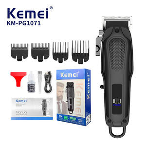 เครื่องตัดผมเคเมอิ Km-Pg1071 รุ่นมืออาชีพ พร้อมจอแสดงผลดิจิตอล มอเตอร์ไร้แปรงถ่าน ชาร์จผ่าน USB - Product Image 1