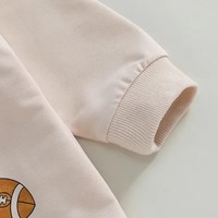 Sweat-shirt à bulles unisexe rétro jeu de rugby pour tout-petits vêtements pour bébés barboteuse sport Coquette de football pour bébés filles