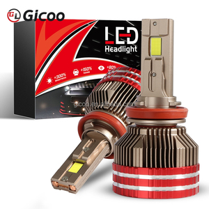 GICOO K15 12V 270W Súper Brillante H4 H7 H11 HB3 HB4 Canbus Sin Errores EMC Integrado Bombillas LED para Coche 6000k 9005 9006 - Product Image 5