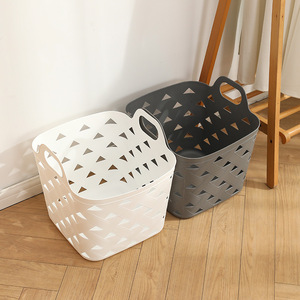 <strong>Bathroom</strong> Laundry <strong>Basket</strong> 60L Big Capacity Eco-Friendly Plastic <strong>Storage</strong> for Clothes and Cleaning Supplies - Product Image 3