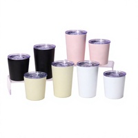 Mug à café isotherme en acier inoxydable 8oz, design moderne et minimaliste, isolation sous vide 12-24h, portable pour l'extérieur, transfrontalier