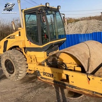 Compacteur vibrant à tambour unique SHANTUI 22MP d'occasion, 22 tonnes, marque chinoise, compacteur moyen, bien entretenu, livraison rapide