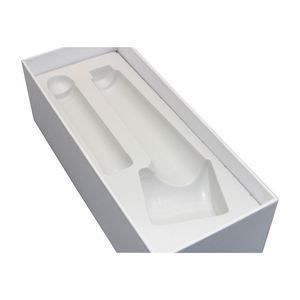 Caja de Regalo para Reloj de Lujo FX Blanca Personalizada, Caja de Embalaje de Cartón con Tapa y Base de Papel para Reloj, Caja de 2 Piezas con Forro de Satén - Product Image 2