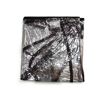 Housse de pluie imperméable en PVC pour poussette de bébé couverture de vent transparente pour une utilisation en extérieur adaptée à la poussette de bébé 95%