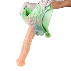 11 Inch Super Long Horse <b>Dildo</b> Sheath Men Silicone Wearable Penis Sleeve Reusable Condom Sex Toys for Man Gay Crossdressing Play - Product Image 2