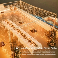 Décoration de paysage Ampoules solaires Décoration d'arbre de jardin extérieur Guirlande lumineuse LED étanche Éclairage décoratif Lumières de Noël