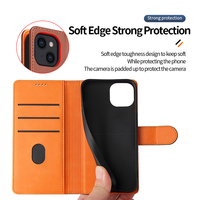 Étui de luxe en cuir Pu pour iPhone 15 étui de téléphone personnalisé housse de téléphone portable en cuir Pu durable pour iPhone15 Plus étui