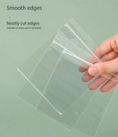 Sacs refermables en plastique transparent, pochettes d'emballage transparentes pour fleurs séchées, thé, noix, herbes, épices, échantillons, stockage