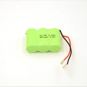 NI-MH şarj edilebilir pil üretici AA 1000mah 1100maH 1600mAh 3.6v NI-MH pil paketi