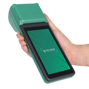 Nouveau terminal de point de vente portable Android 11 TC-TOUCH-T3 5,5 pouces de couleur verte avec imprimante thermique 58 mm, scanner 2D, système de point de vente mobile - Product Image 3