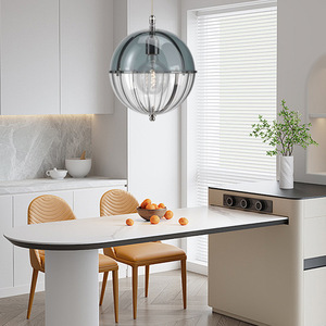 Lámpara de Araña de Vidrio Minimalista Moderna de Estilo Nórdico, Lámpara Colgante Creativa de Diseño para Sala de Exposiciones, Ventana, Dormitorio, Mesita de Noche, Barra de Bar - Product Image 2