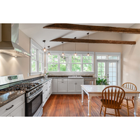 Meubles de cuisine sur mesure de luxe en laque, îlot d'évier, design de meubles de cuisine, armoire de cuisine moderne