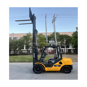 Chariot élévateur japonais original Komatsu FD30 de seconde main Chariot élévateur diesel Komatsu FD30 de 3 tonnes à vendre - Product Image 3